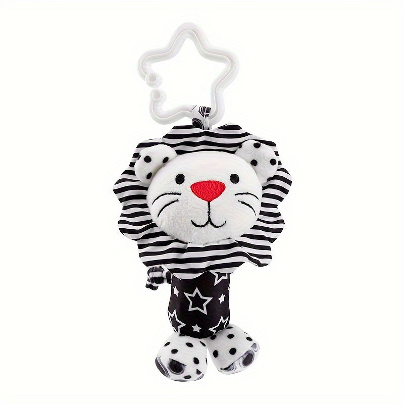 Kids' Wind Chime Toy Black and White Polyester Drum Shaped Hanging Toy
