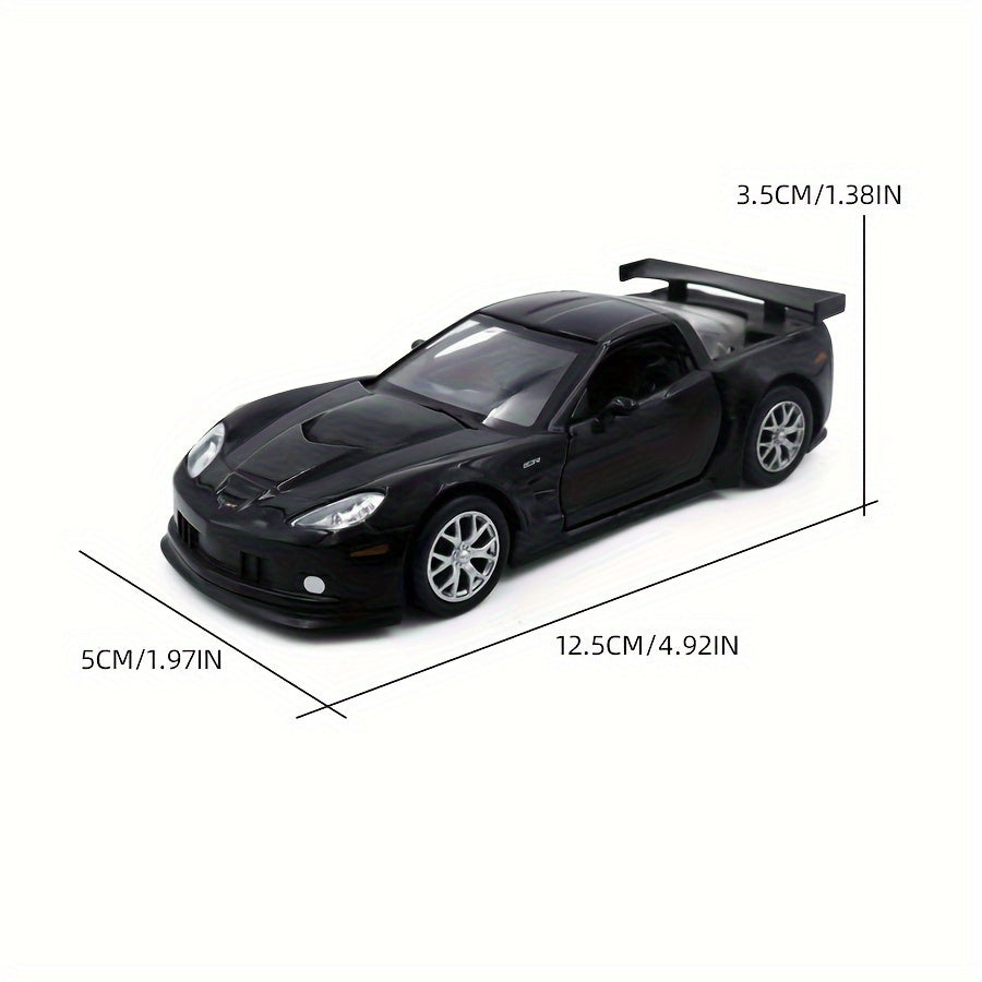 Kids 1:36 Scale Vintage Zinc Alloy Car Model Open Doors Pull-Back Action