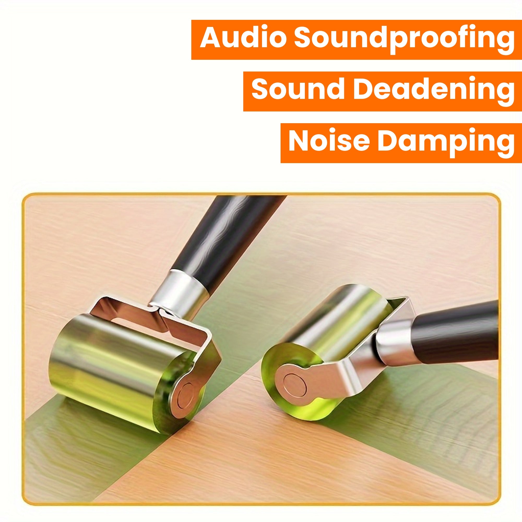 Silicone Noise Damping Roller Automotive Insulation Hand Tool 50mm