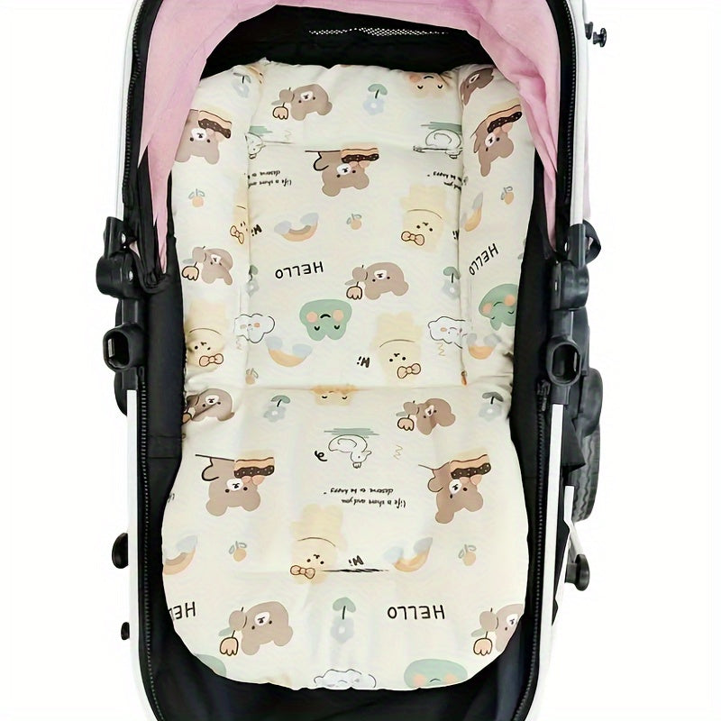 Infant Stroller Cushion Pad Soft Thickened Polyester Fiber for Baby Strollers and High Chairs