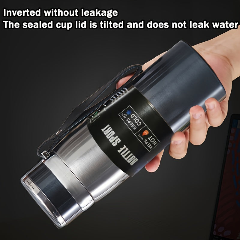 Stainless Steel Vacuum Insulated Water Bottle 800ml 27oz ichimliklarni 24 soat sovuq tutadi