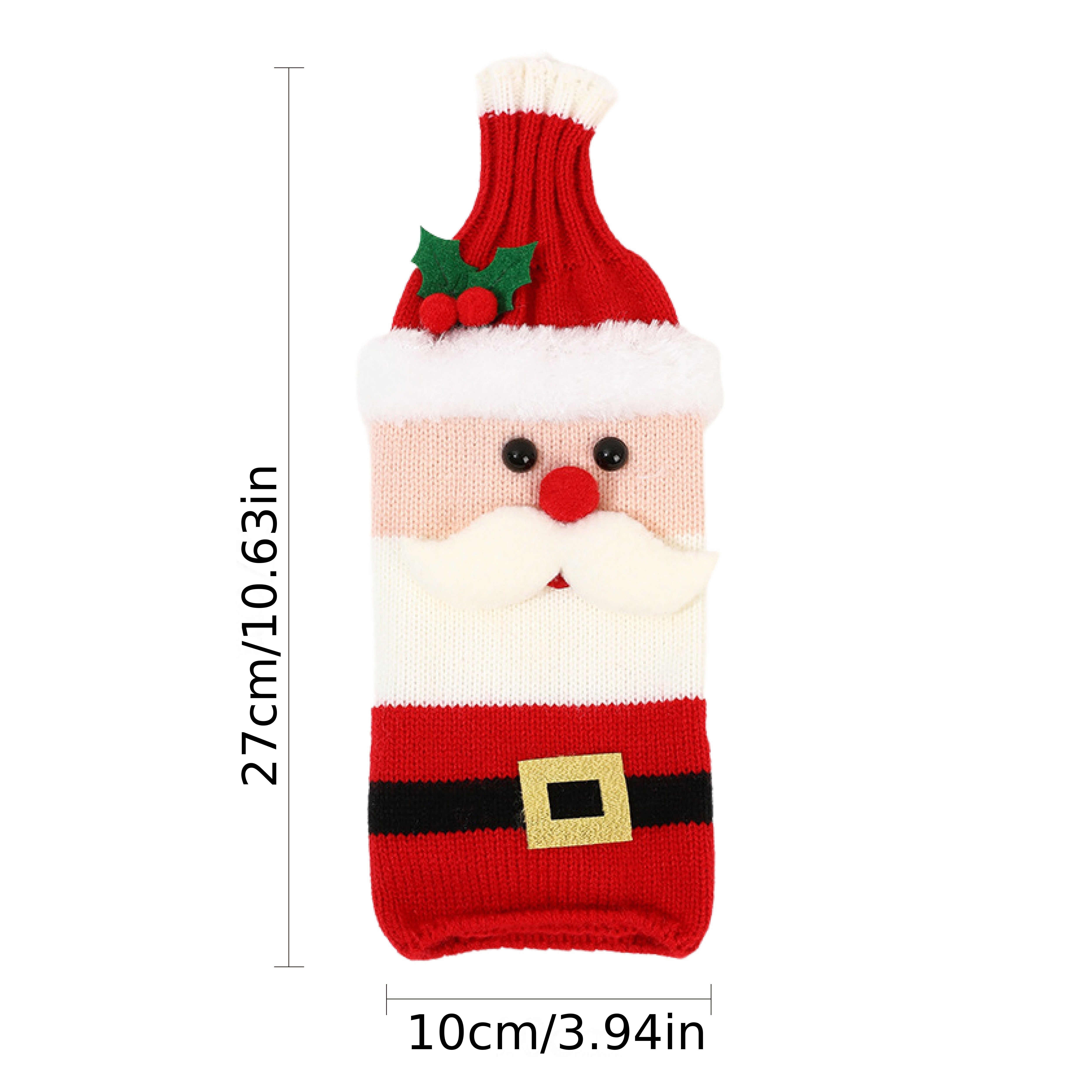 Christmas Themed Beer Bottle Sleeve Insulated Non-Slip Cover for 12oz Bottles