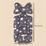 Dark Grey Baby Stroller Cushion Pad for High Chair Seat and Seat Liner