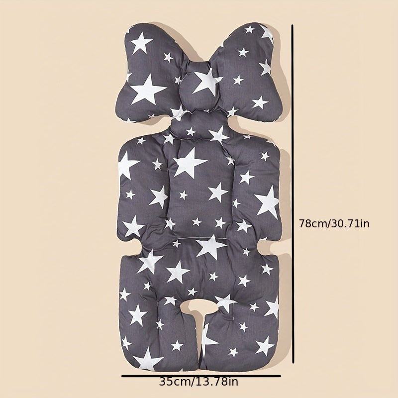 Dark Grey Baby Stroller Cushion Pad for High Chair Seat and Seat Liner