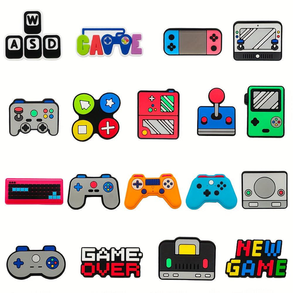 18pcs Set of Shoe Charms for Sandals and Clogs, Decorate and Gift