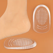 Women Silicone Heel Cushions Self-Adhesive Non-Slip Insoles