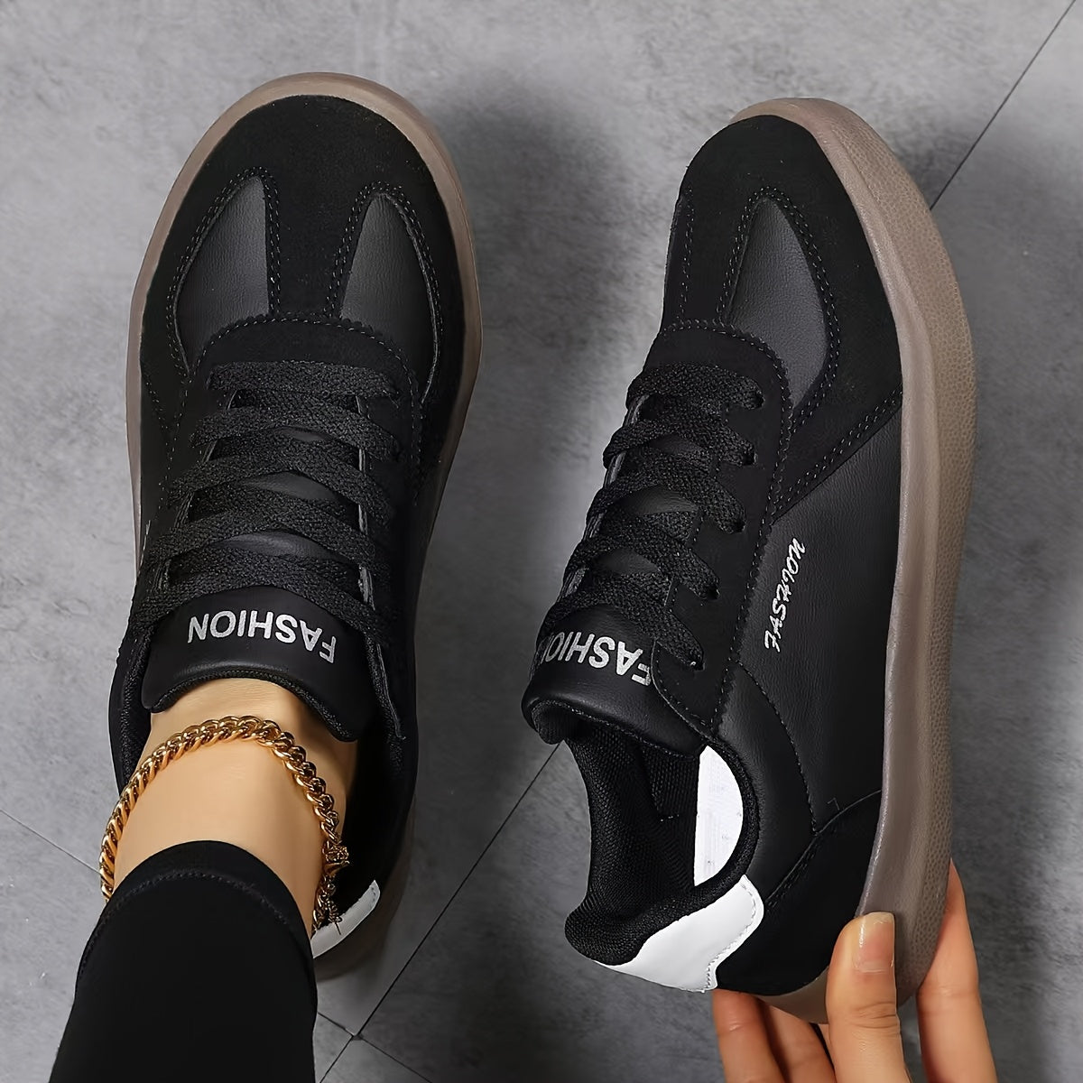 Women's Casual Lightweight Microfiber Sneakers with Phylon Sole