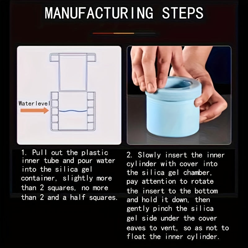 BPA-free silikon materialidan tayyorlangan tez muzlatish muz qozonchasi, standart muzlatgichlar uchun oson chiqarish dizayni bilan.