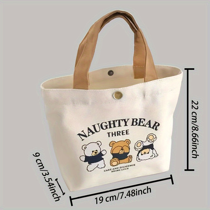 Insulated Lunch Bag and Tote for Students, Compact and Adjustable