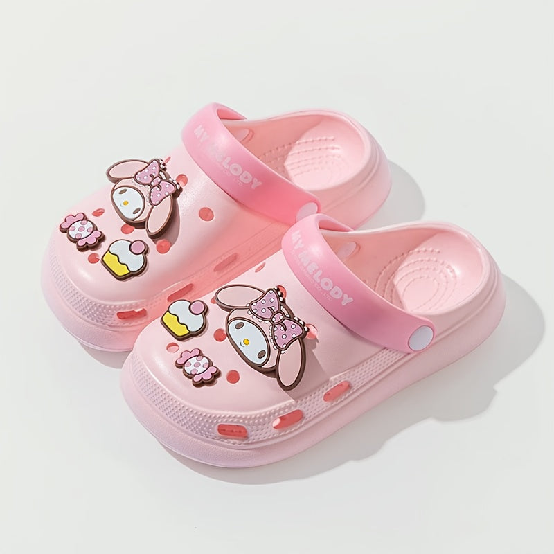 Kids' Summer Non-Slip Hole Sandals for Boys and Girls EVA Cartoon Design