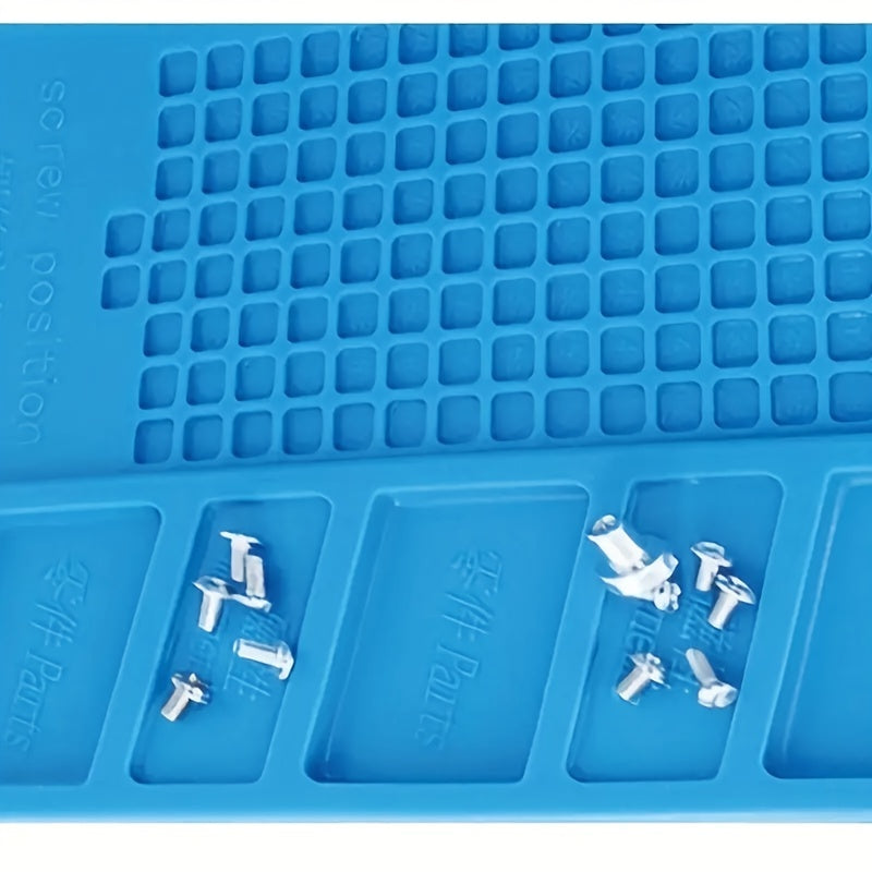 Silicone Repair Mat with Magnetic Tools for Mobile Phone and Computer Repair High-Temperature Welding