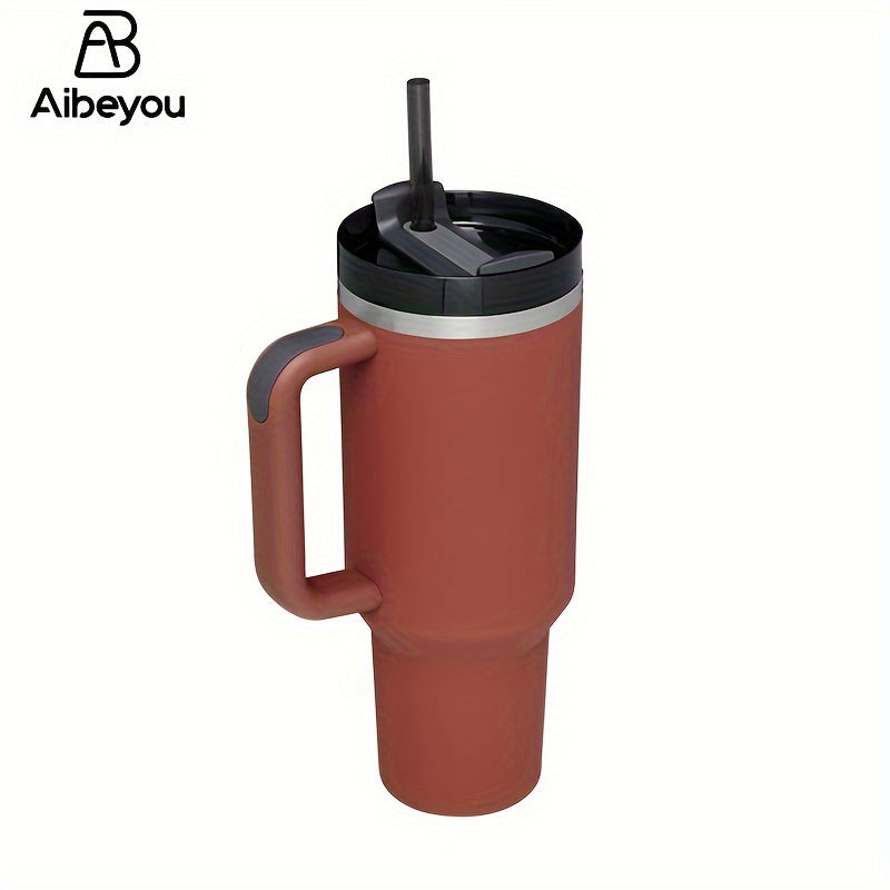 Insulated Stainless Steel Travel Mug 30oz Double-Layer Leak-Proof Hot Cold