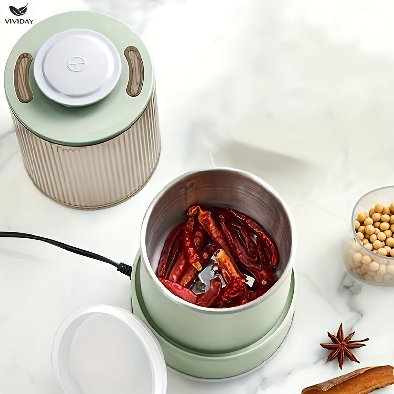 Yuqori tezlikda elektr kofe maydalagich, zanglamaydigan po'latdan yasalgan oshxona texnikasi, 12000 RPM