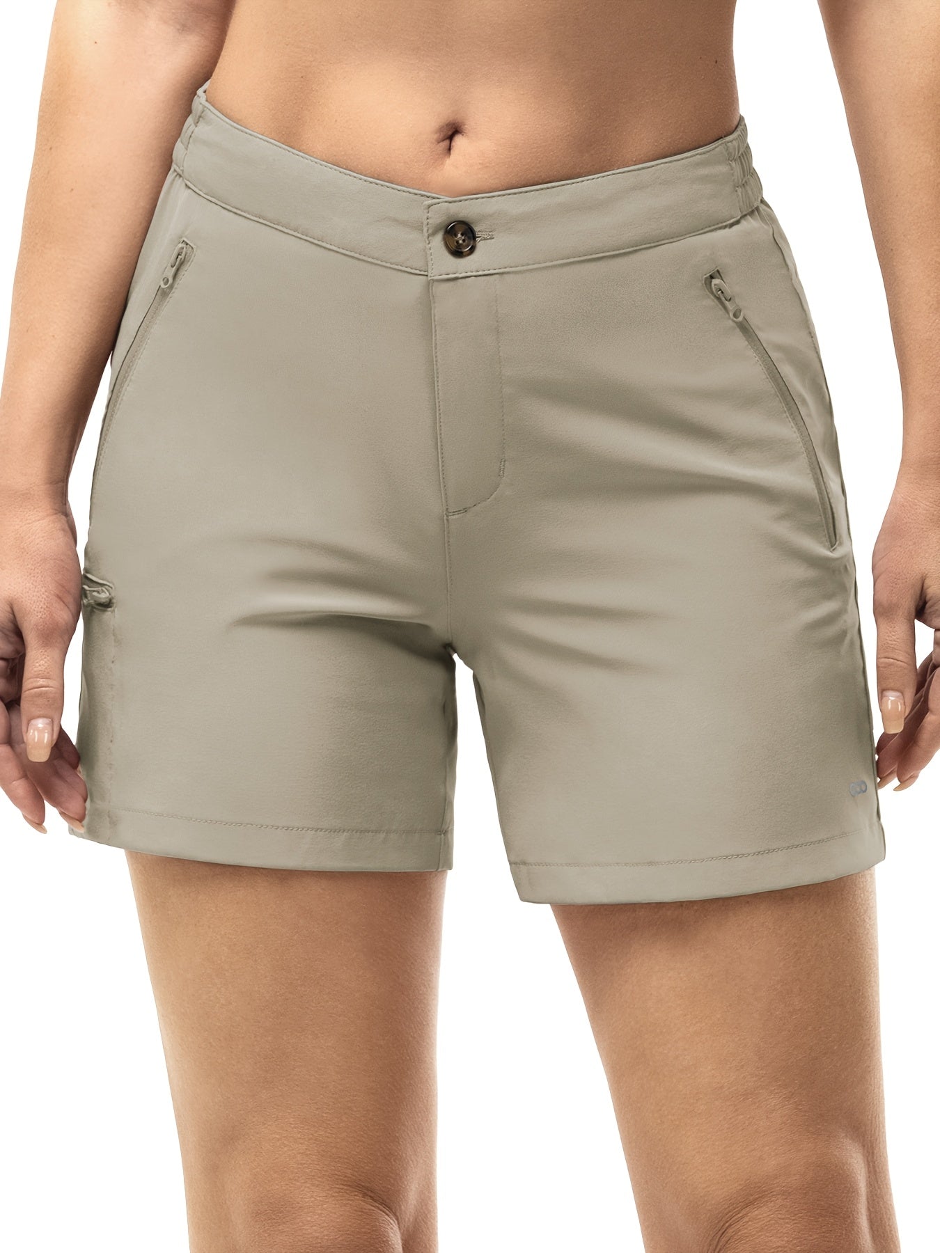 Pantalones cortos de golf de secado rápido para mujer, con entrepierna de 12.7 pulgadas, de estiramiento, plegables y casuales