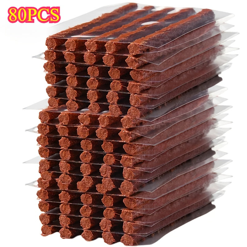 Tiras de reparación de neumáticos de coche, sellador de neumáticos de goma para pinchazos, herramienta para coches y motocicletas