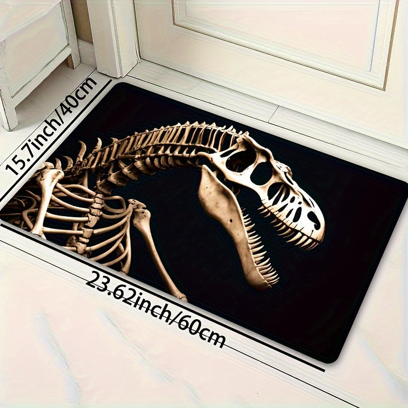 Dinosaur Fossil Area Rug Thick Soft Machine Washable Indoor Decor Mat
