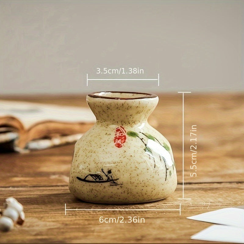 [Топ выбор] Ретро керамический держатель для зубочисток, стильный диспенсер для зубочисток для дома и ресторанов, включает в себя коробку для хранения