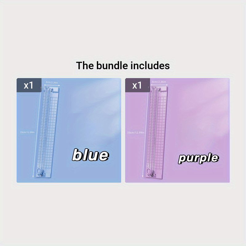 Portable Paper Cutter Trimmer for A3/A4 Paper Office School Home Durable Plastic