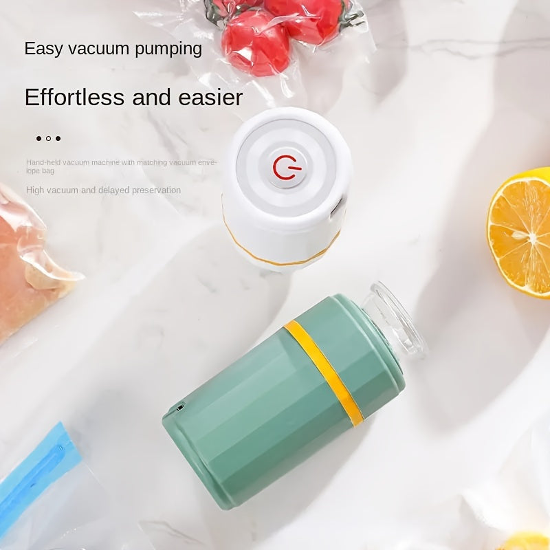 Lithium batareyali USB qayta to'ldiriladigan mini vakuum yopishtiruvchi, saqlash va salbiy bosimli nasos uchun.