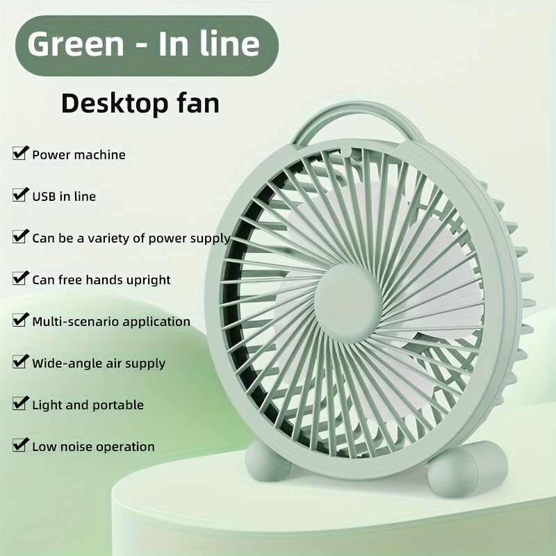 Portable USB Desk Fan for Cooling Indoor and Outdoor Spaces
