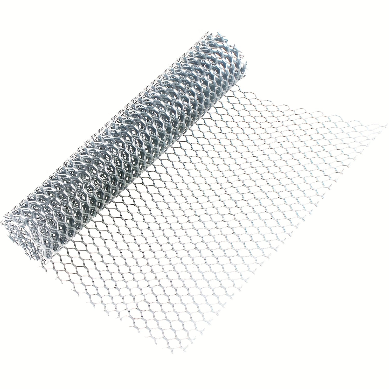 Aluminum Mesh Grill Cover Car Bumper Vent Net Black Red Stitching 101.6cm