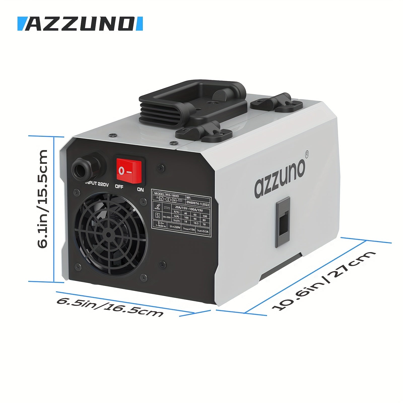 Mini Portable Airless Welding Machine 220V 100A Digital Display Home Use
