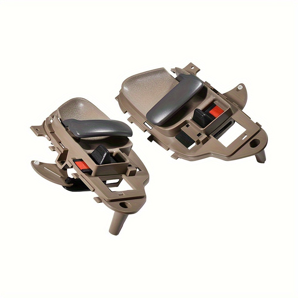 Beige Interior Door Handles Pair for SUVs Durable ABS Fits 1995-2002