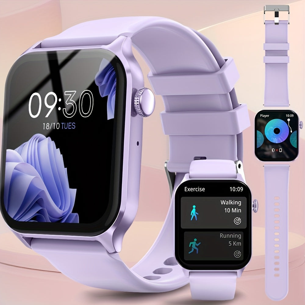 Women's Smartwatch 1.83 Inch Digital Fitness Watch Waterproof IP68 Compatible with iOS and Android