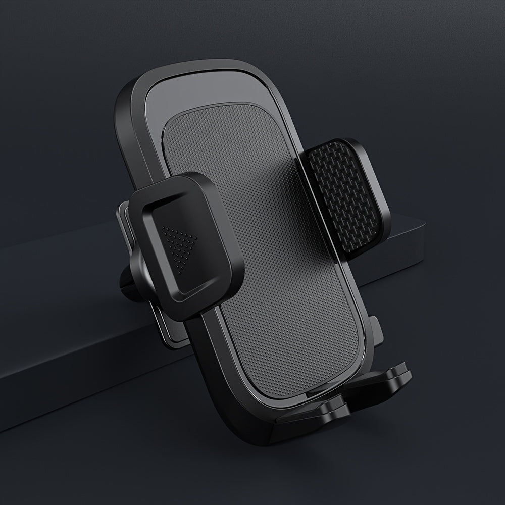 Car Phone Holder Fixing Clip for Center Control Black