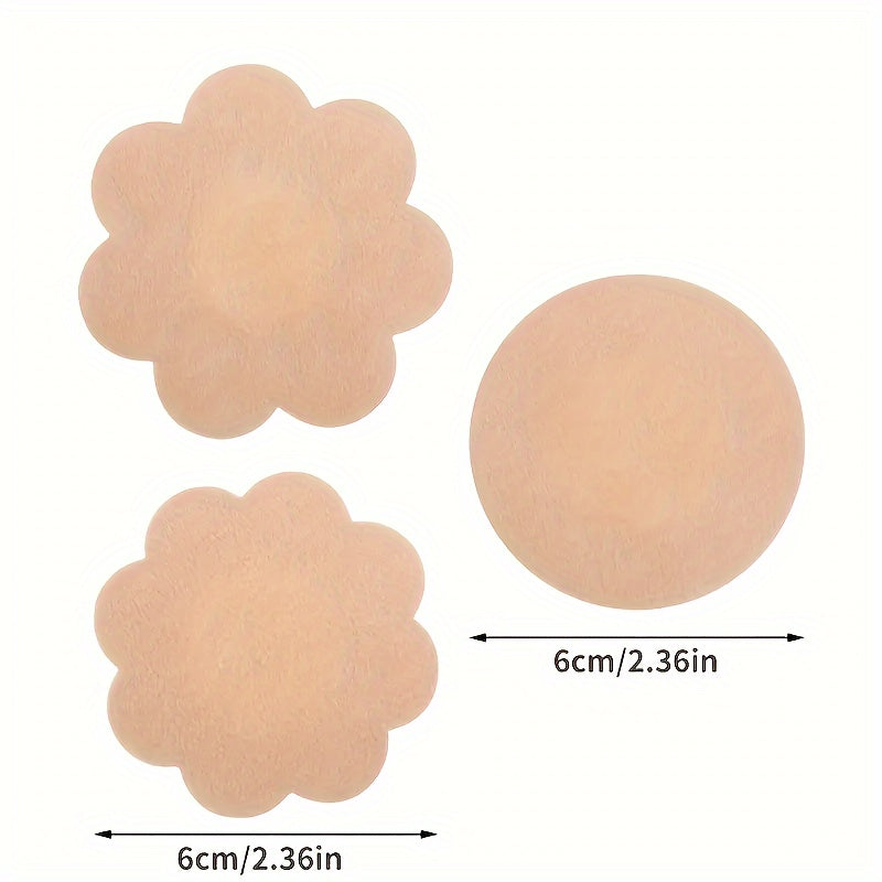 Disposable Nipple Covers for Women Self-Adhesive Invisible Silicone 100 Pack