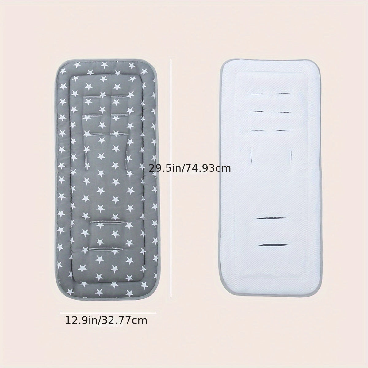 Almohadilla acolchada para asiento de cochecito infantil para sillas de comedor, mecedoras y cochecitos