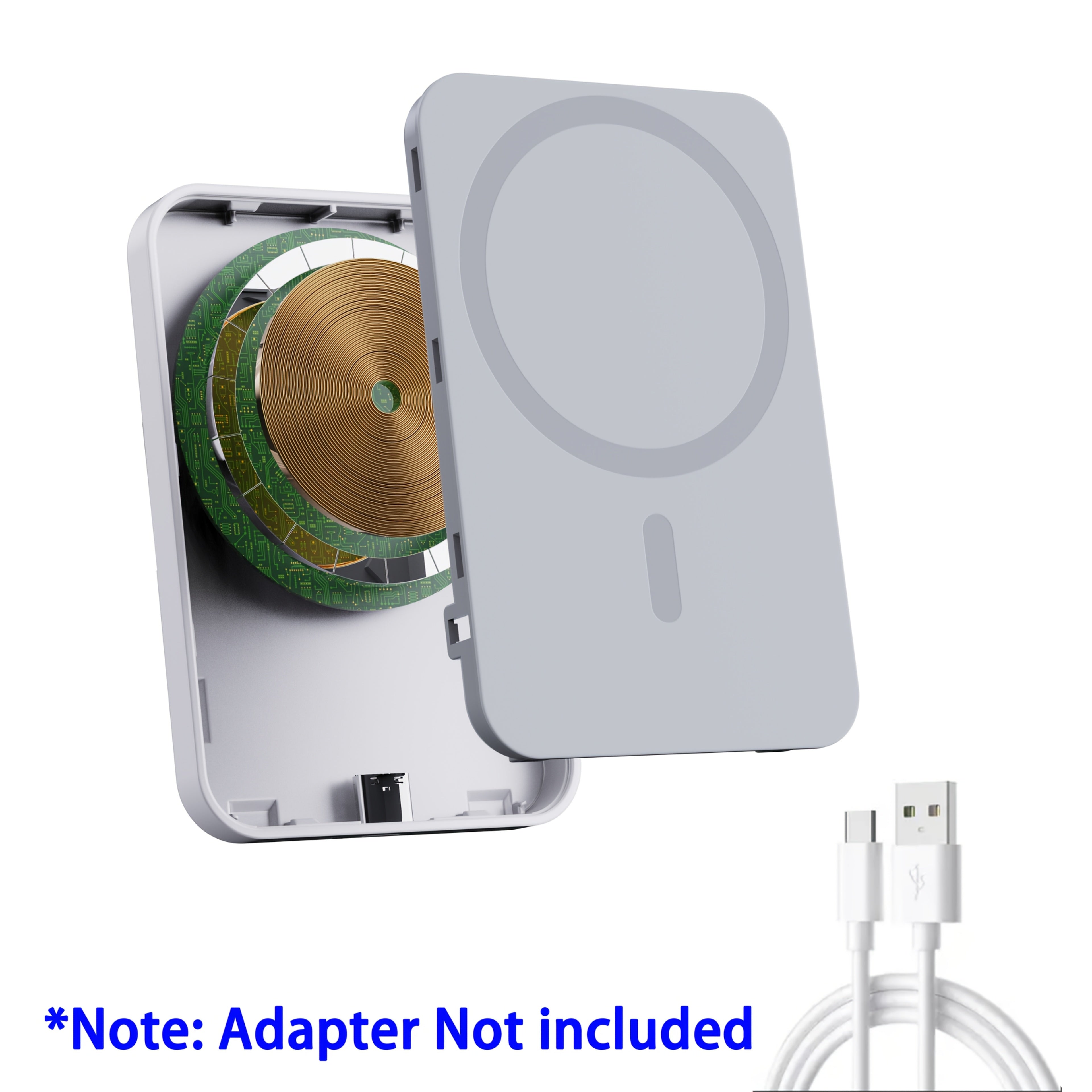 15W Wireless Car Charger Fast Charging USB Mount with Handheld Retrieval