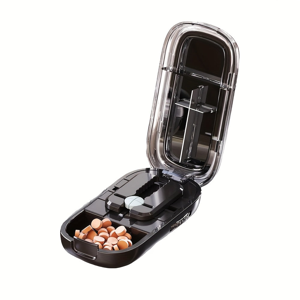 Pill Cutter for Small Micro Pills Adjustable with Centering Device Portable