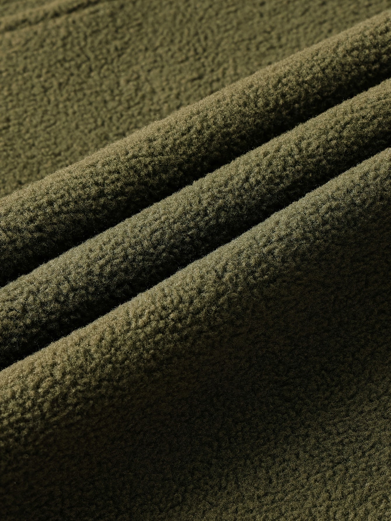 Men's Polyester Fleece Hoodie Zipper Stand Collar Solid Color Spring Fall Casual