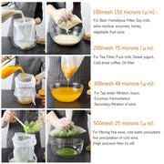 Reusable Nylon Mesh Strainer Bag for Nut Milk Tea Coffee Yogurt