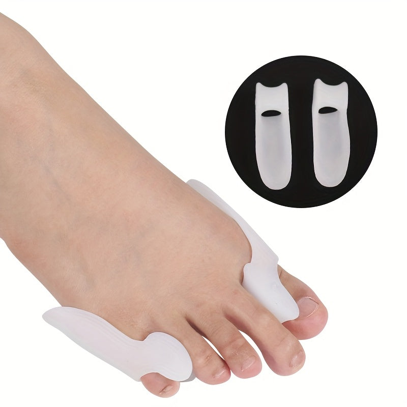 Set of 2 Big Toe Correctors for Night and Home Use Men Women