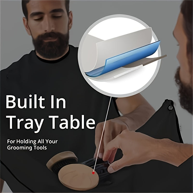 Erkaklar uchun soqolni yuvish va parvarish qilish aksessuari uchun erkaklar soqol bib aproni soch tutqich