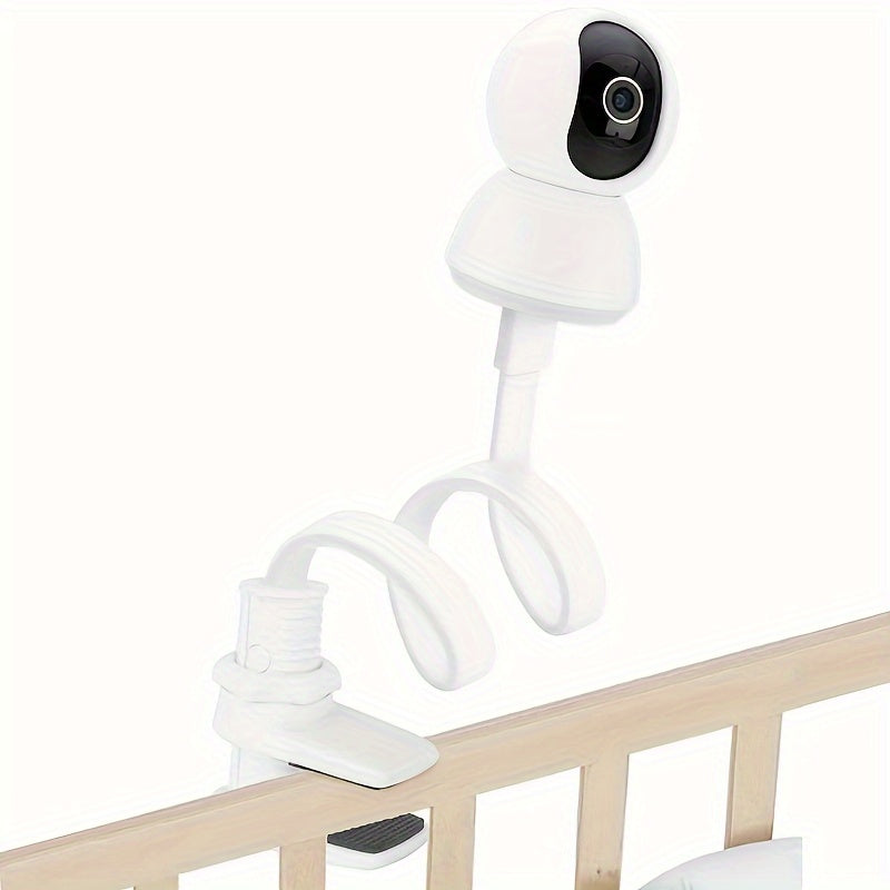 Multi-Functional Camera Mount with Bendable Arm for Wine Cabinets and Cribs