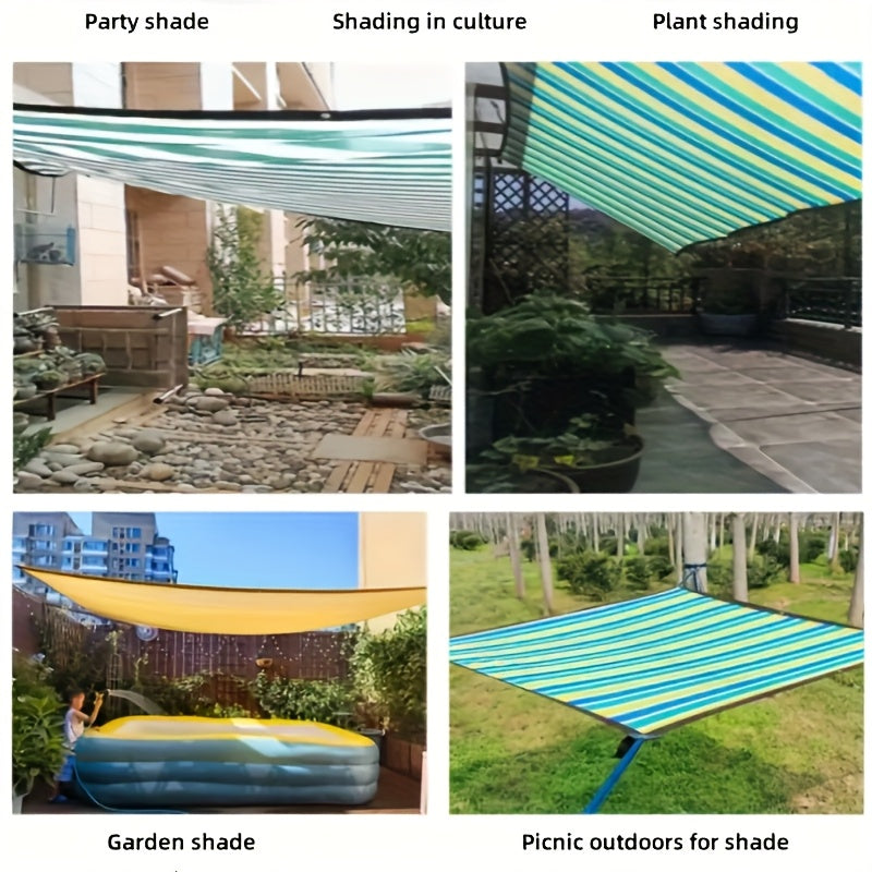 UV Resistant Colorful Shade Cloth HDPE Fabric for Gardens Patios Greenhouses Pergolas