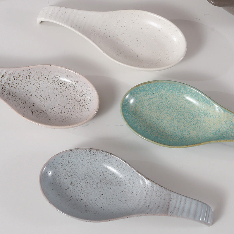 Keramika qoshiq uchun idish tutgichi, zamonaviy qishloq uslubidagi oshxona tashkilotchisi