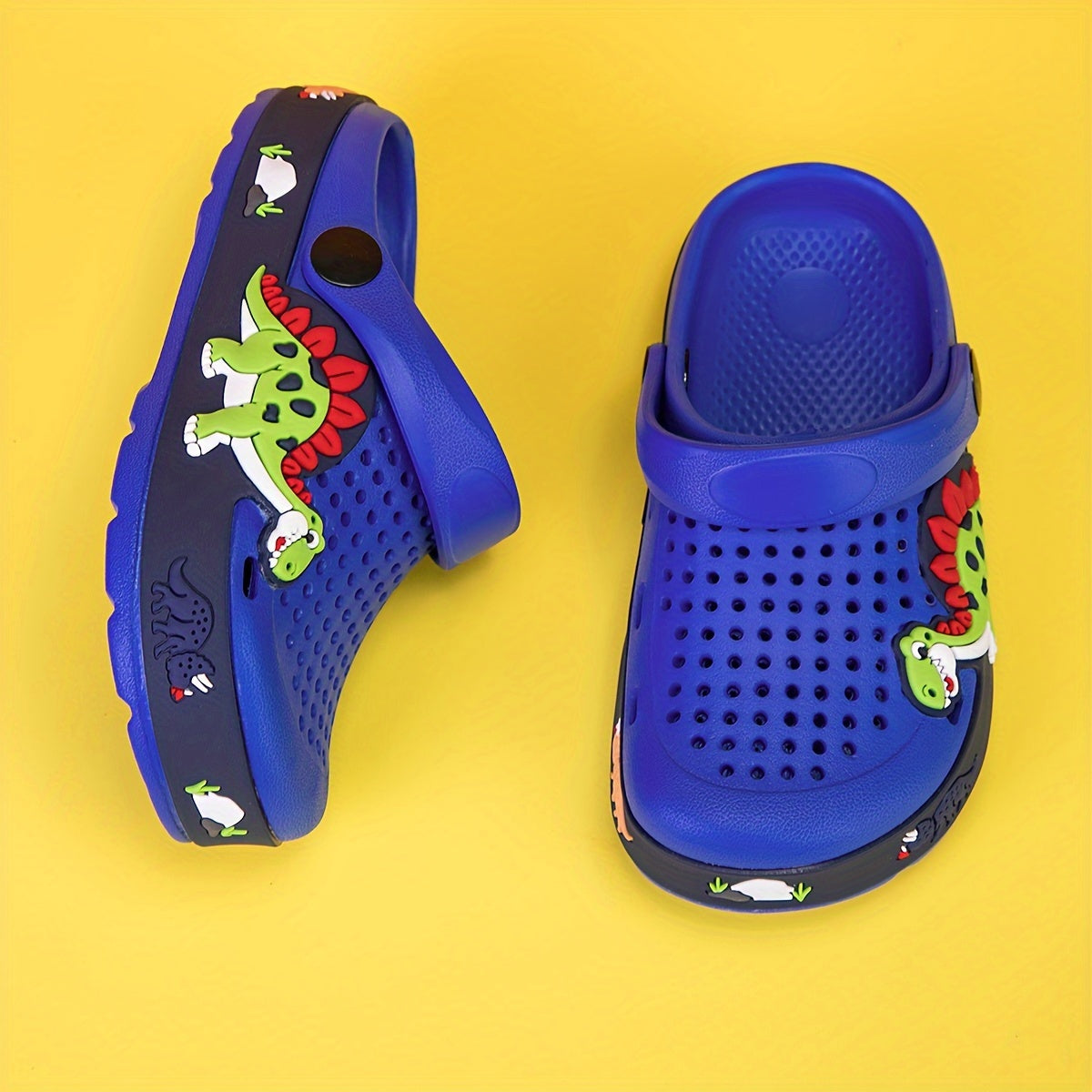Детские мультяшные тапочки на мягкой подошве для мальчиков и девочек, дышащие, легкие, для использования внутри и снаружи, на пляже