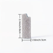 Men's Diamond Metal Lighter Case Stylish Durable Gift Accessory