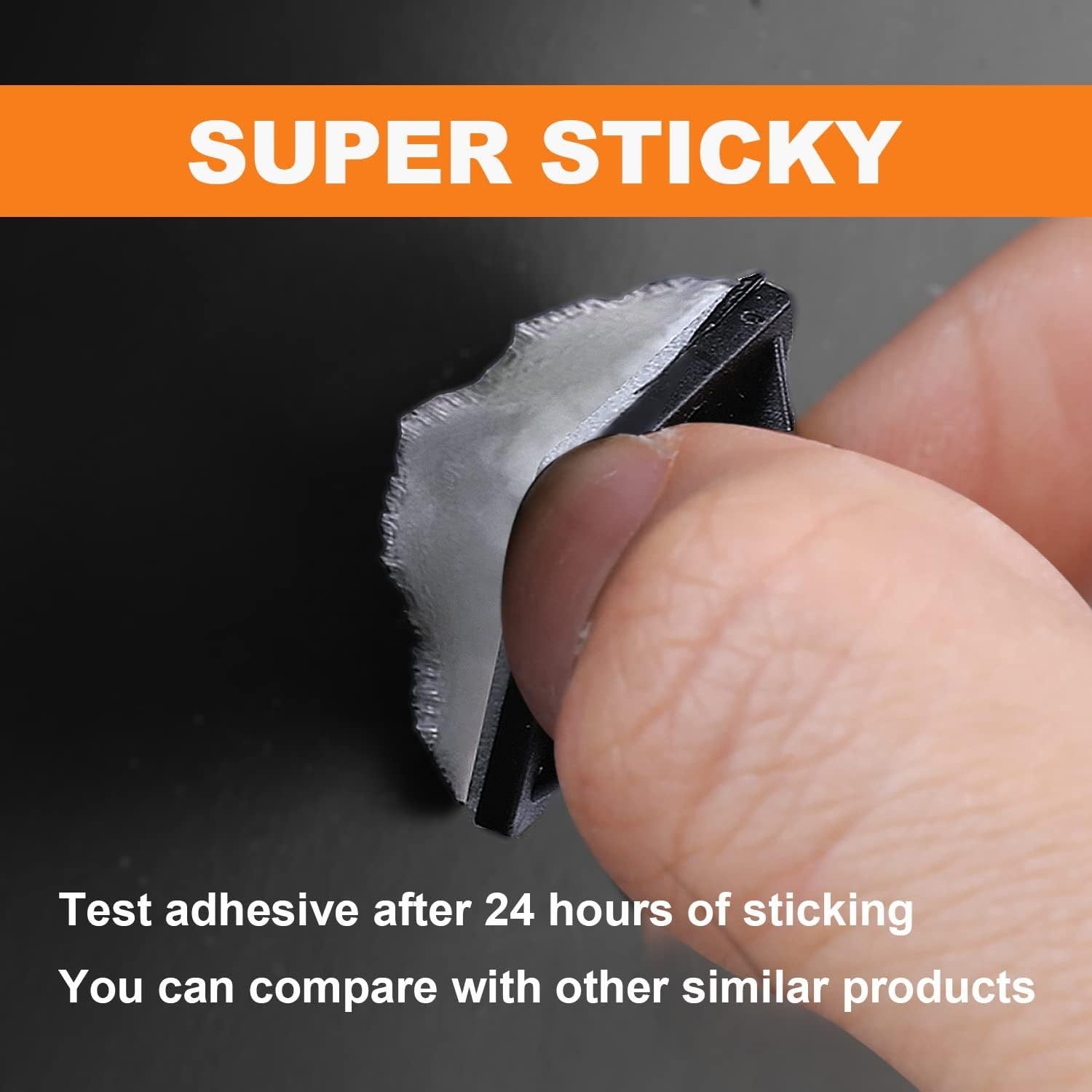 200 bridas de nylon autoadhesivas con base de goma para uso en el hogar, oficina y exterior