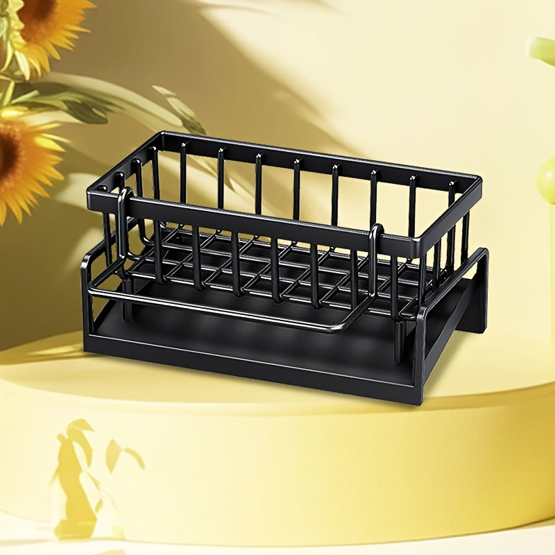 Organizador de plástico para fregadero de cocina para detergente, esponjas y cepillos