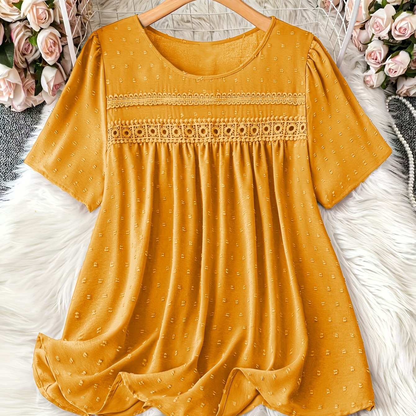 Plus o'lcham ayollar moda topi, kundalik, qulay, erkin fit