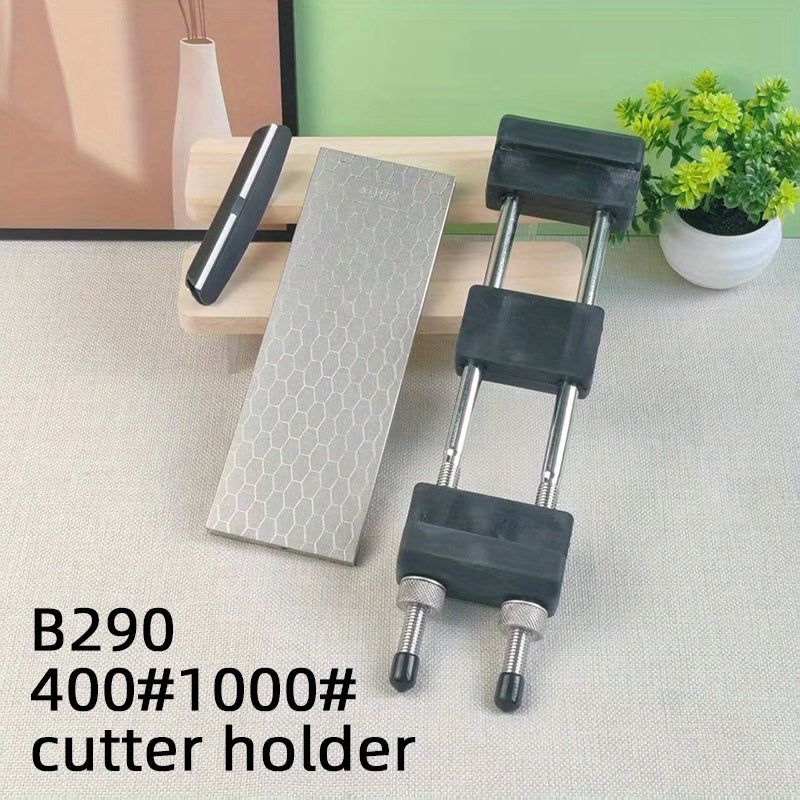 Aniq kesish uchun qattiq burchak tutgichi va asal honeycomb qirqish yuzasi bilan mustahkam pichoq silliqlash qurilmasi.