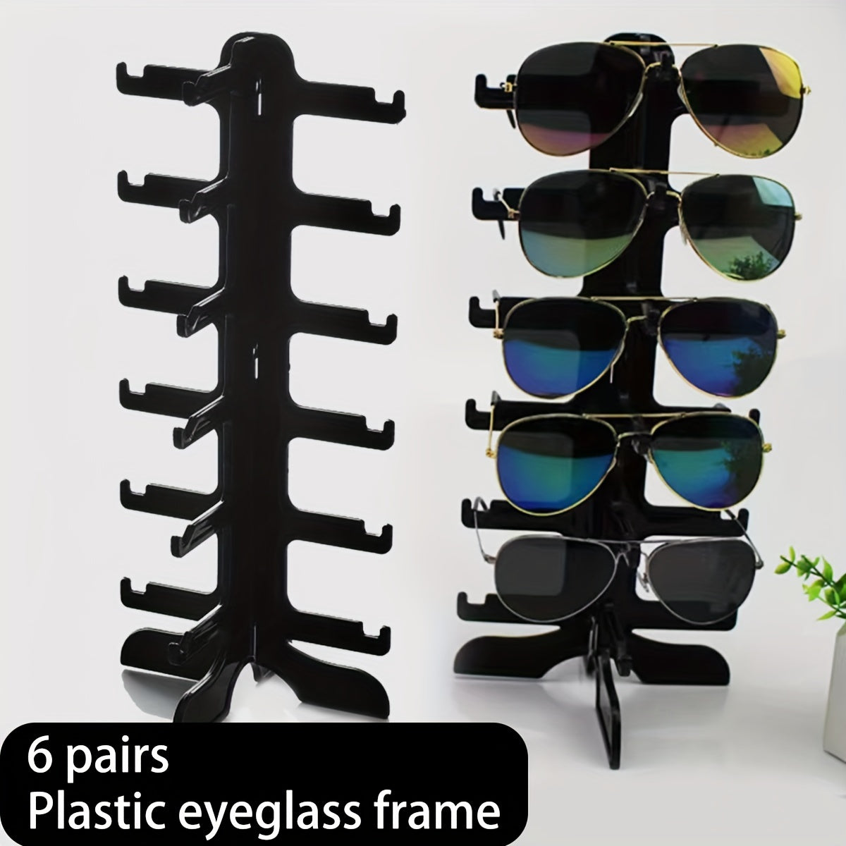 Sunglasses Storage Rack for Men and Women Simple Style 1 Piece