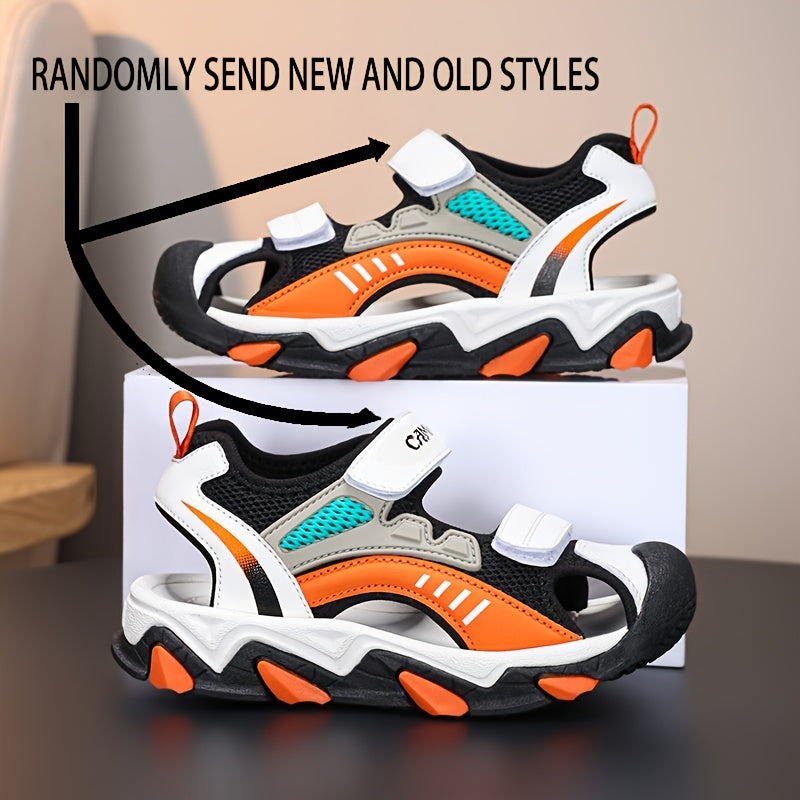Kids Boys Sport Sandals Breathable Lightweight Non-Slip Casual Outdoor Shoes