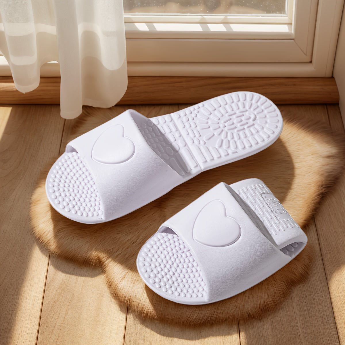 Unisex EVA Massage Slippers Foldable Non-Slip Indoor Bathroom Slides