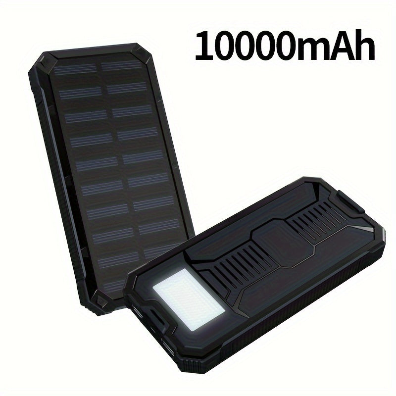 10,000mAh portativ quvvat banki, ikki USB zaryadlovchi, LED chiroq, Microusb qayta zaryadlanadigan litiy polimer batareyasi